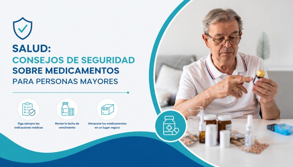SALUD: CONSEJOS DE SEGURIDAD SOBRE MEDICAMENTOS PARA PERSONAS MAYORES