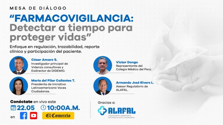 MESA DE DIÁLOGO:  “FARMACOVIGILANCIA: DETECTAR A TIEMPO PARA PROTEGER VIDAS”