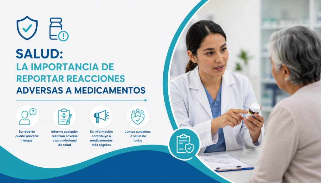 SALUD: LA IMPORTANCIA DE REPORTAR REACCIONES ADVERSAS A MEDICAMENTOS